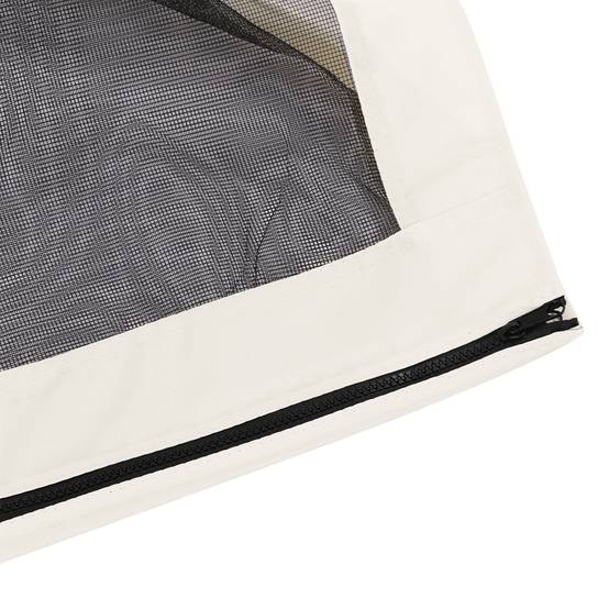 ComfortXL - Lot 4 moustiquaires nylon pour tonnelle pavillon jardin protection insectes 352x207cm Blanc - ComfortXL Outdoor Living - Image 9