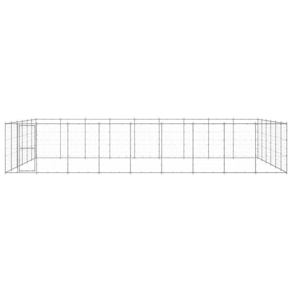 Vidaxl - Chenil extérieur Acier galvanisé 65,34 m² vidaXL 3082331 - Imagen 2