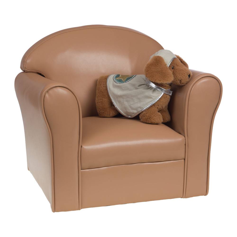 Amadeus - Fauteuil Club enfant taupe - Image 1