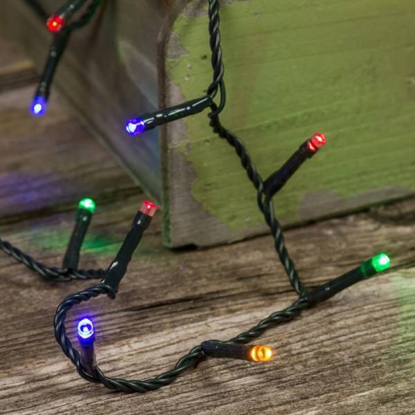 Lotti - Guirlande lumineuse 10M 240 LED multicolore à piles intérieur extérieur Lotti - Imagen 6