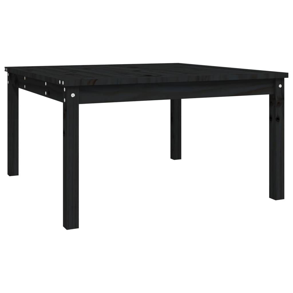 Table de jardin bois massif pin noir 82,5 x 82,5 x 45 cm - PANGIVO - Image 2