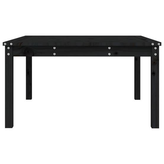 Table de jardin bois massif pin noir 82,5 x 82,5 x 45 cm - PANGIVO - Image 6