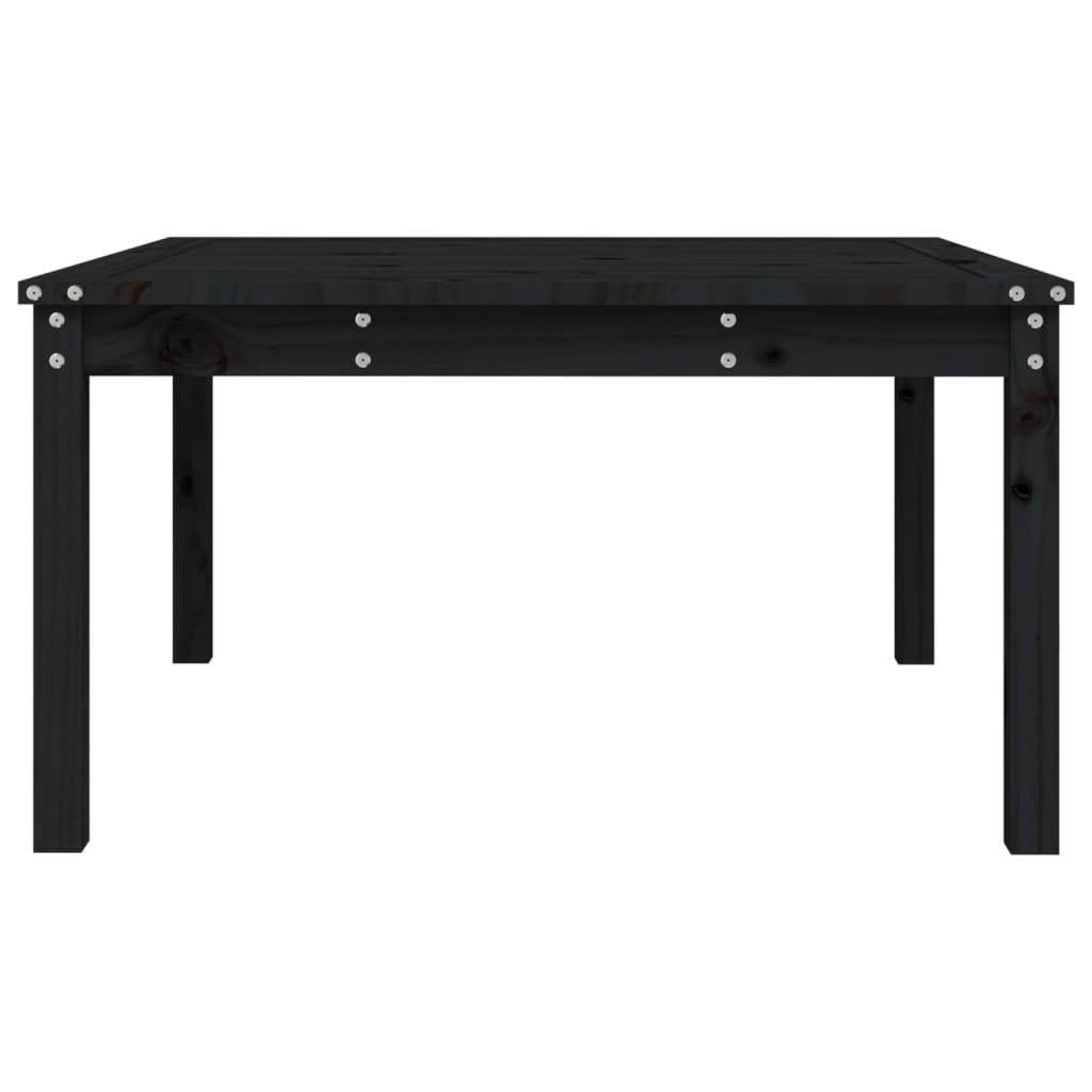 Table de jardin bois massif pin noir 82,5 x 82,5 x 45 cm - PANGIVO - Image 6