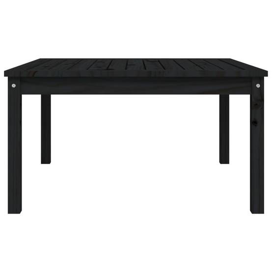 Table de jardin bois massif pin noir 82,5 x 82,5 x 45 cm - PANGIVO - Image 5
