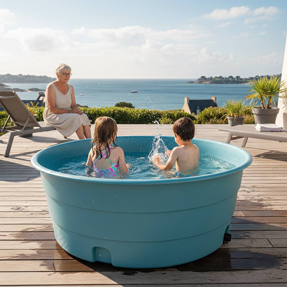 Piscine pour enfants 900l - plast'up rotomoulage - Imagen 5