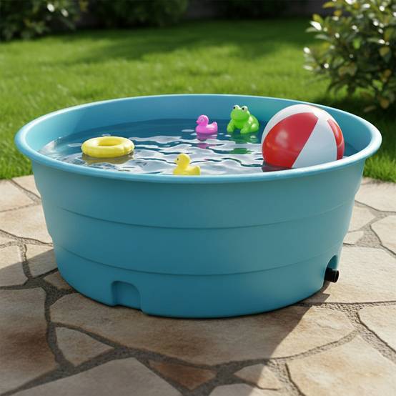 Piscine pour enfants 900l - plast'up rotomoulage - Image 4