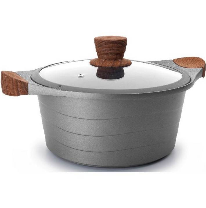 Faitout fonte d'aluminium 28cm + couvercle 27328 Lacor