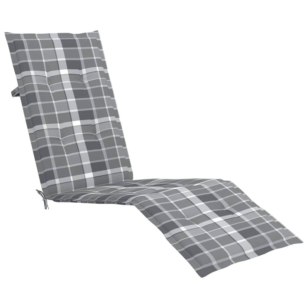 Bain de soleil - Transat - Chaise longue repose-pied et coussin Acacia solide - MEUBLE PRO-JU6685 - Image 6