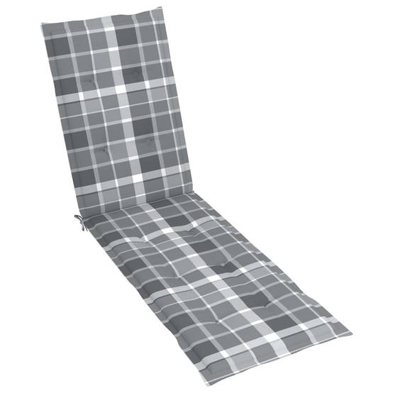 Bain de soleil - Transat - Chaise longue repose-pied et coussin Acacia solide - MEUBLE PRO-JU6685 - Image 7