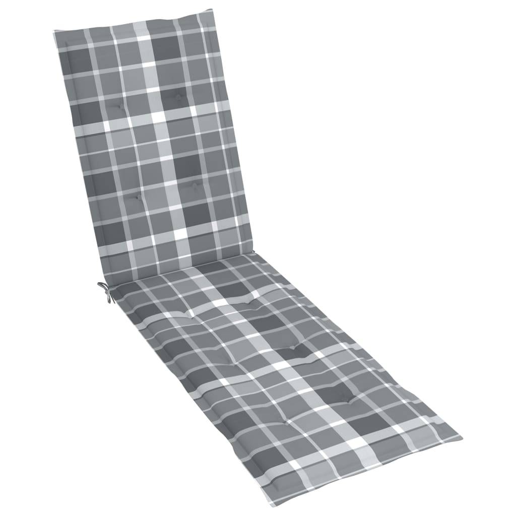 Bain de soleil - Transat - Chaise longue repose-pied et coussin Acacia solide - MEUBLE PRO-JU6685 - Image 7