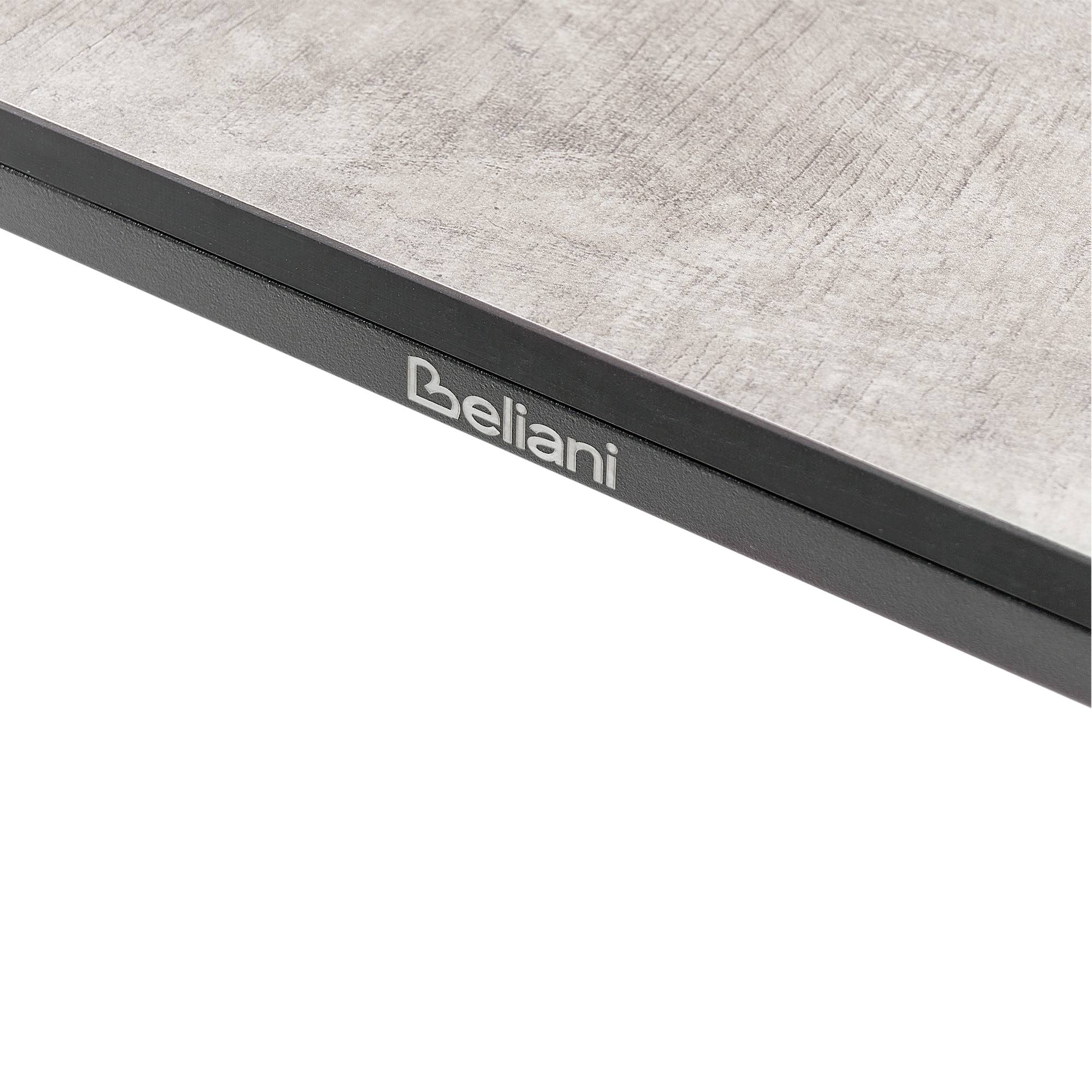 Beliani - Table de repas, 8 Personnes Panneau stratifié haute pression HPL Gris clair SOVARETO - 90x180x75- Beliani - Image 5