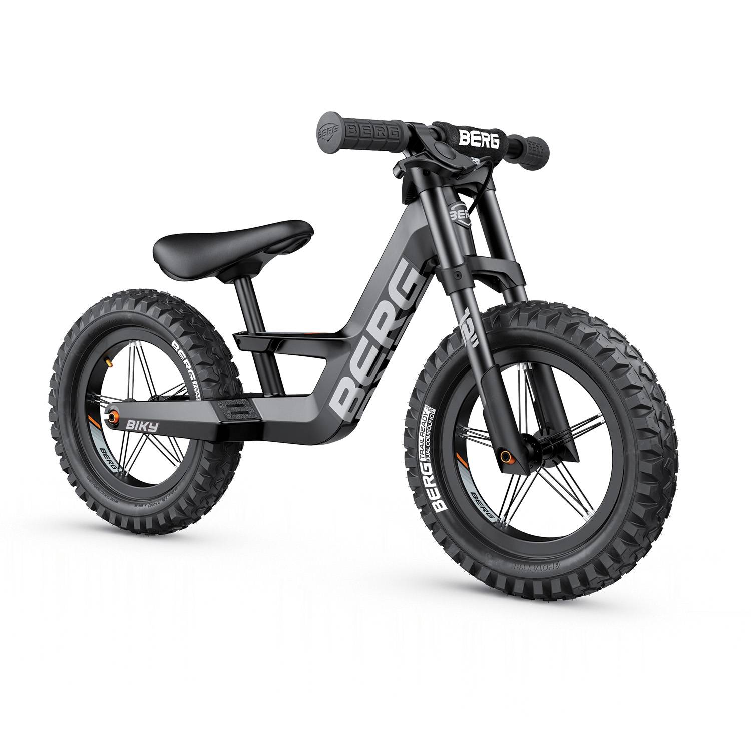 Berg - Vélo d'équilibre Biky Cross noir avec frein à mains 2-5 ans, BERG - Imagen 1