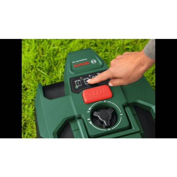 Bosch - Robot tondeuse autonome - Bosch - VISIMOW18V-100 - 06008E1002 - batterie 4Ah + chargeur - 18V - 16cm de coupe - Image 6
