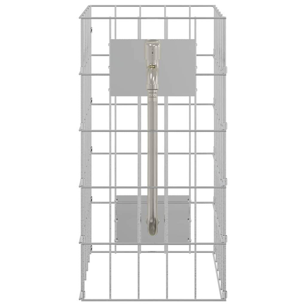 PANGIVO - Robinet gabion acier inoxydable argenté 25 x 25 x 50 cm - PANGIVO - Image 6