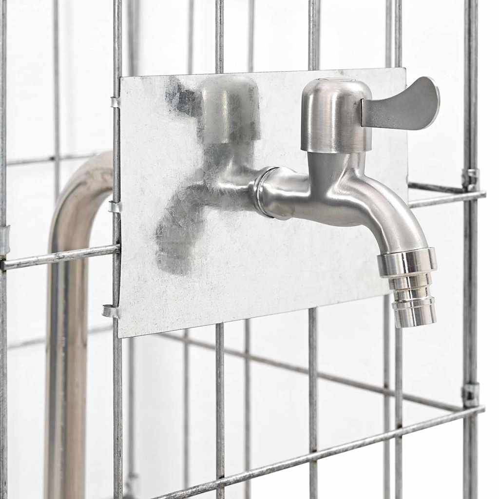 PANGIVO - Robinet gabion acier inoxydable argenté 25 x 25 x 50 cm - PANGIVO - Image 9