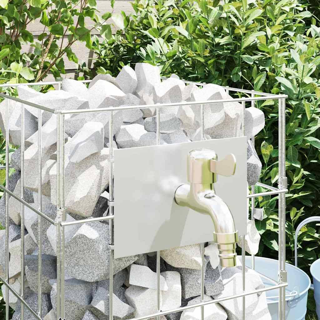 PANGIVO - Robinet gabion acier inoxydable argenté 25 x 25 x 50 cm - PANGIVO - Image 5