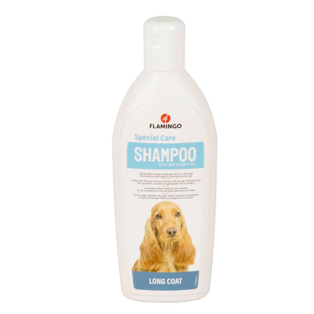 Flamingo - Shampoing 300ml spécial poils long pour chien - Image 1