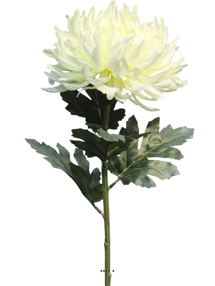 Artificielles - Chrysanthème artificiel, H 63 cm Crème - BEST - couleur: Crème - Imagen 3