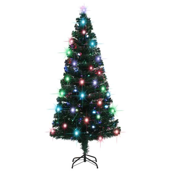 Maison Chic - Arbre de Noël - Sapin de Noël pré-éclairé avec support 180 cm fibre optique - Image 3