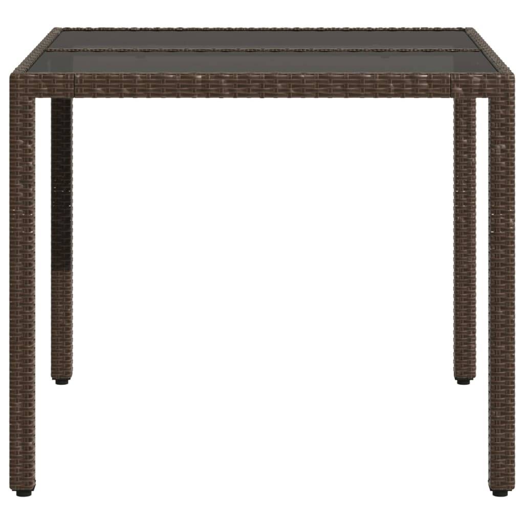 Table bois composite Prolenta Naturel 90 X 90 X 75 cm - P87211N - Image 5