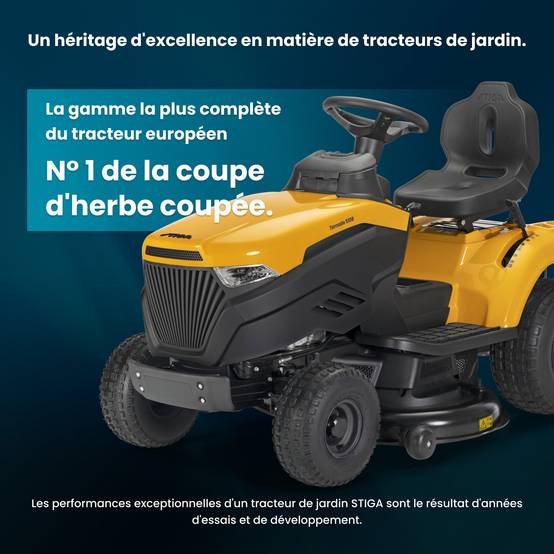 Stiga - Tracteur Tornado 5108, moteur 452 cc, éjection latérale, phares LED - STIGA - Image 3