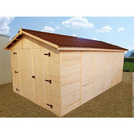 Garage en bois 13.20 m² - Imagen 3