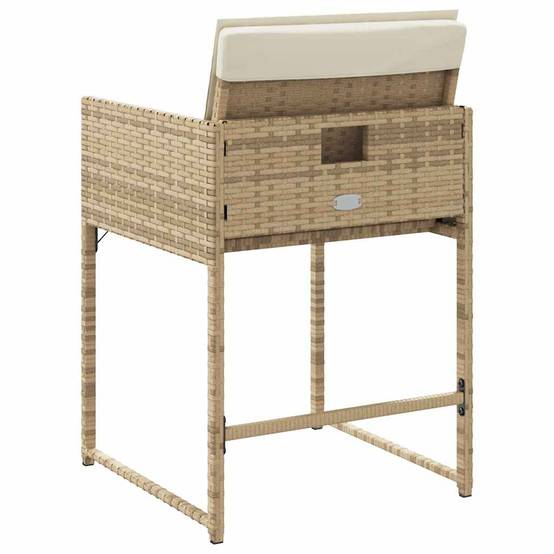 Prolenta Premium - Chaises de jardin rotin beige 50,5 x 54 x 79 cm - Prolenta premium p3104.1 - Image 7