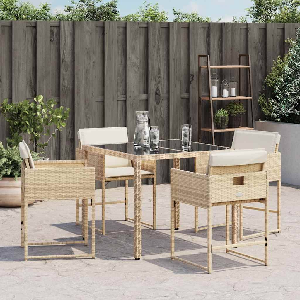 Prolenta Premium - Chaises de jardin rotin beige 50,5 x 54 x 79 cm - Prolenta premium p3104.1 - Image 3