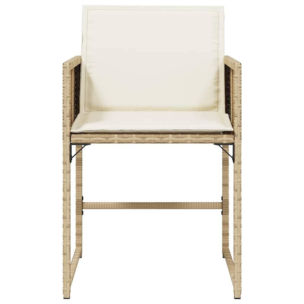 Prolenta Premium - Chaises de jardin rotin beige 50,5 x 54 x 79 cm - Prolenta premium p3104.1 - Image 5