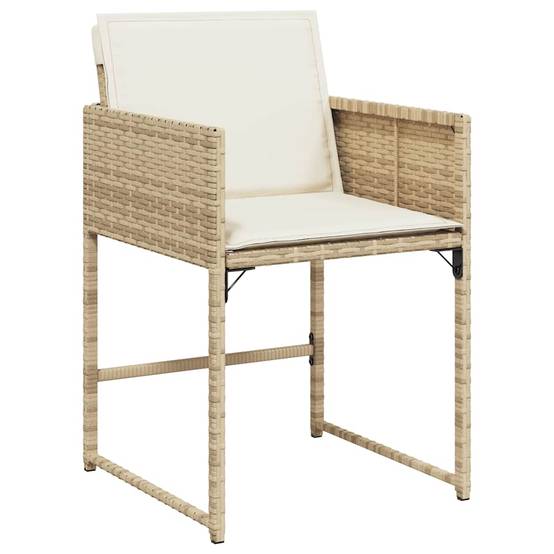 Prolenta Premium - Chaises de jardin rotin beige 50,5 x 54 x 79 cm - Prolenta premium p3104.1 - Image 4