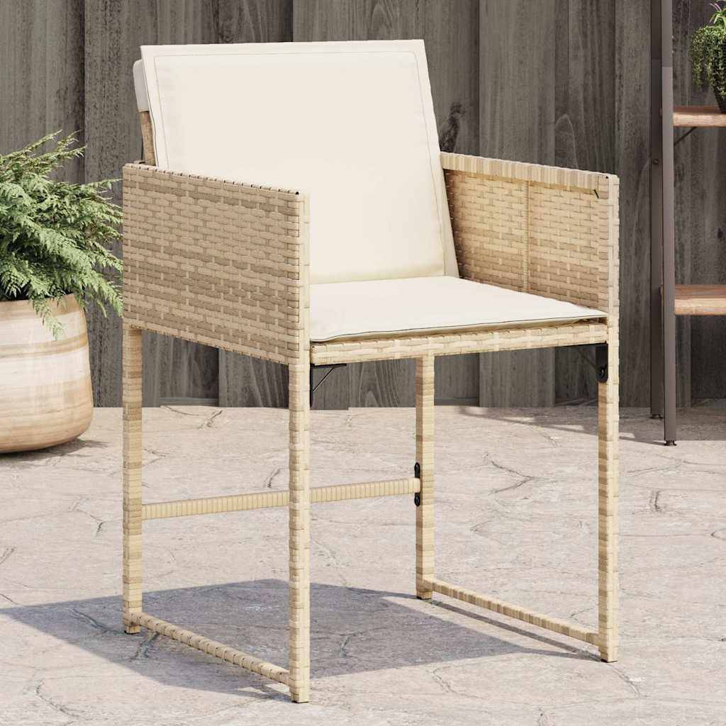 Prolenta Premium - Chaises de jardin rotin beige 50,5 x 54 x 79 cm - Prolenta premium p3104.1 - Image 2