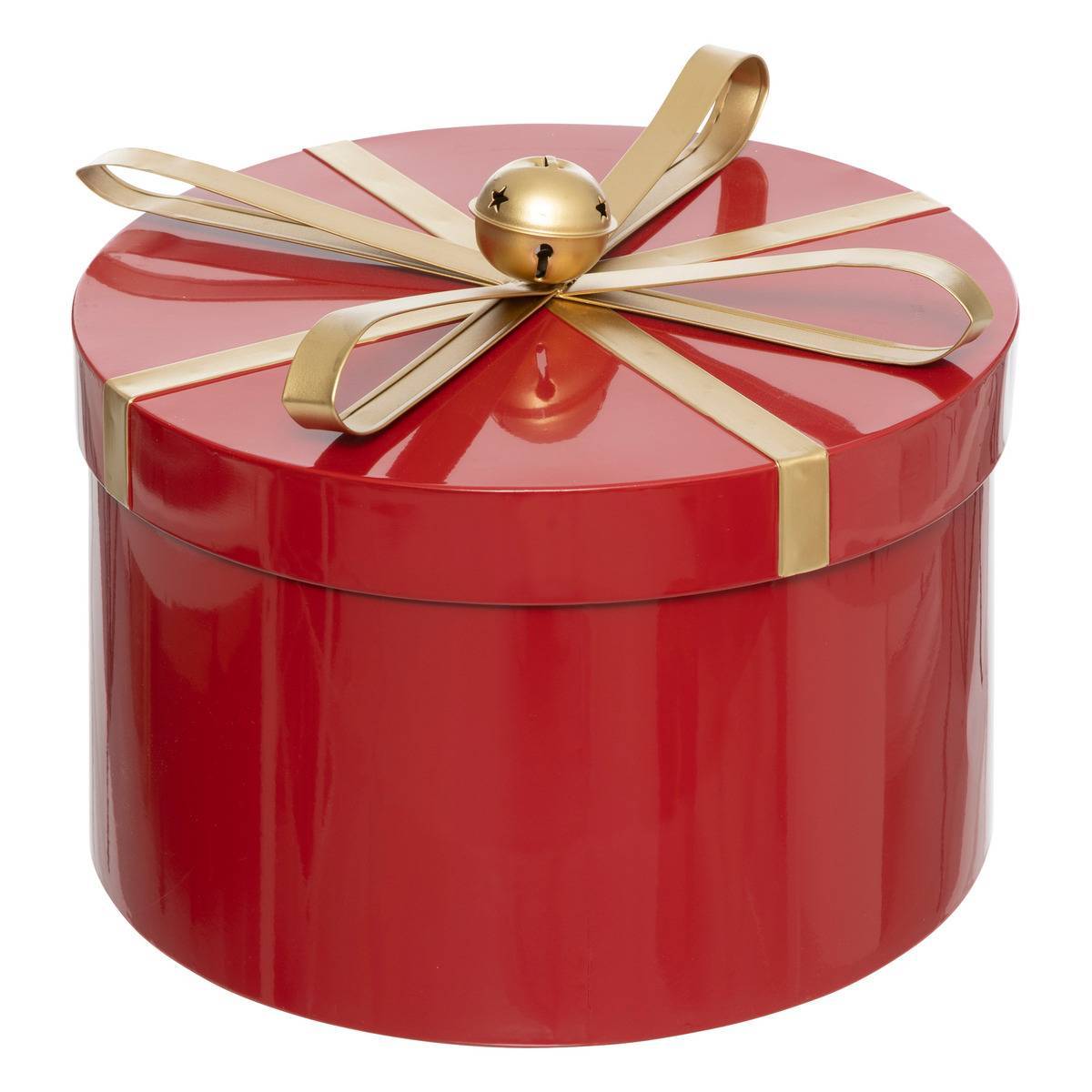 Atmosphera - BOITES RONDES METAL ROUGE X3 ATMOSPHERA CREATEUR D'INTERIEUR - Imagen 2