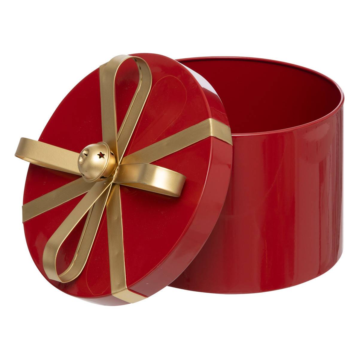Atmosphera - BOITES RONDES METAL ROUGE X3 ATMOSPHERA CREATEUR D'INTERIEUR - Imagen 7