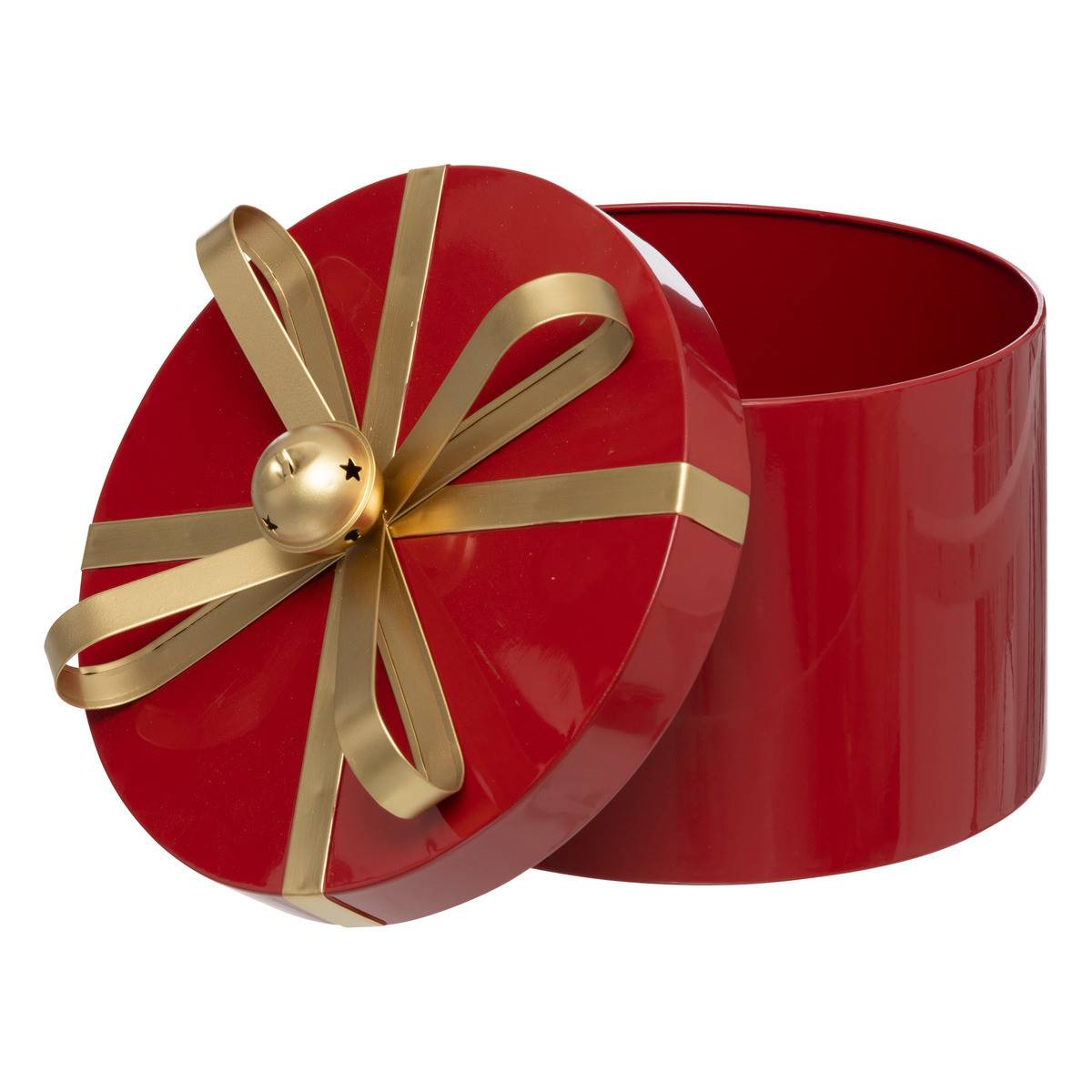 Atmosphera - BOITES RONDES METAL ROUGE X3 ATMOSPHERA CREATEUR D'INTERIEUR - Imagen 6