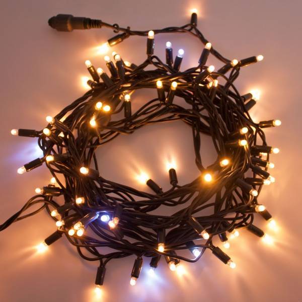 Lotti - Guirlande lumineuse flash 10M 120 LED blanc chaud et blanc froid raccordable 230V IP67 Lotti - Imagen 1