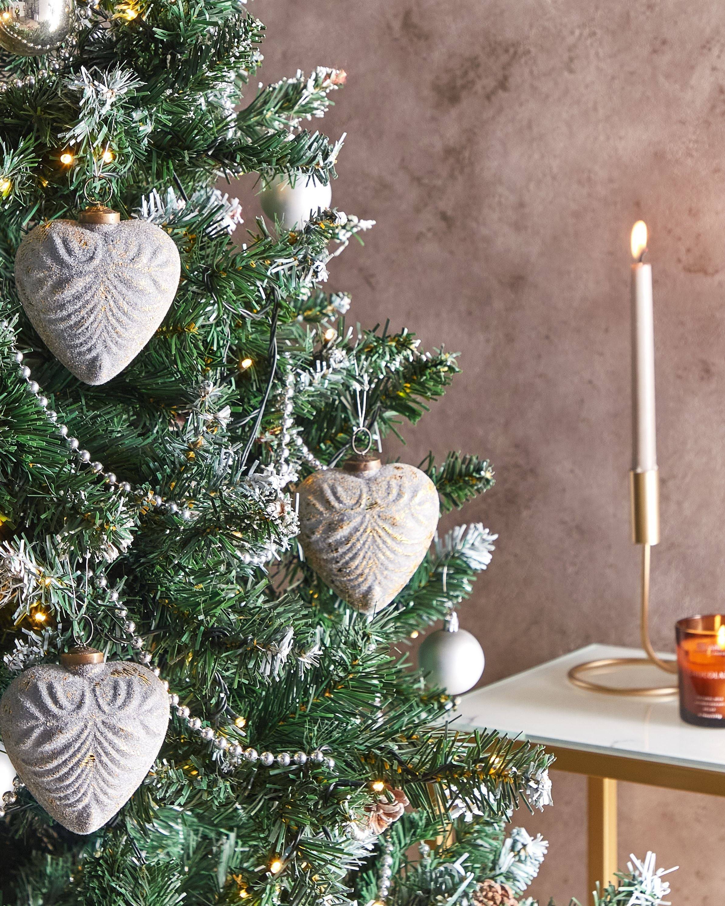 Beliani - Boules de Noël Verre Gris FERIABLE - Beliani - Imagen 1