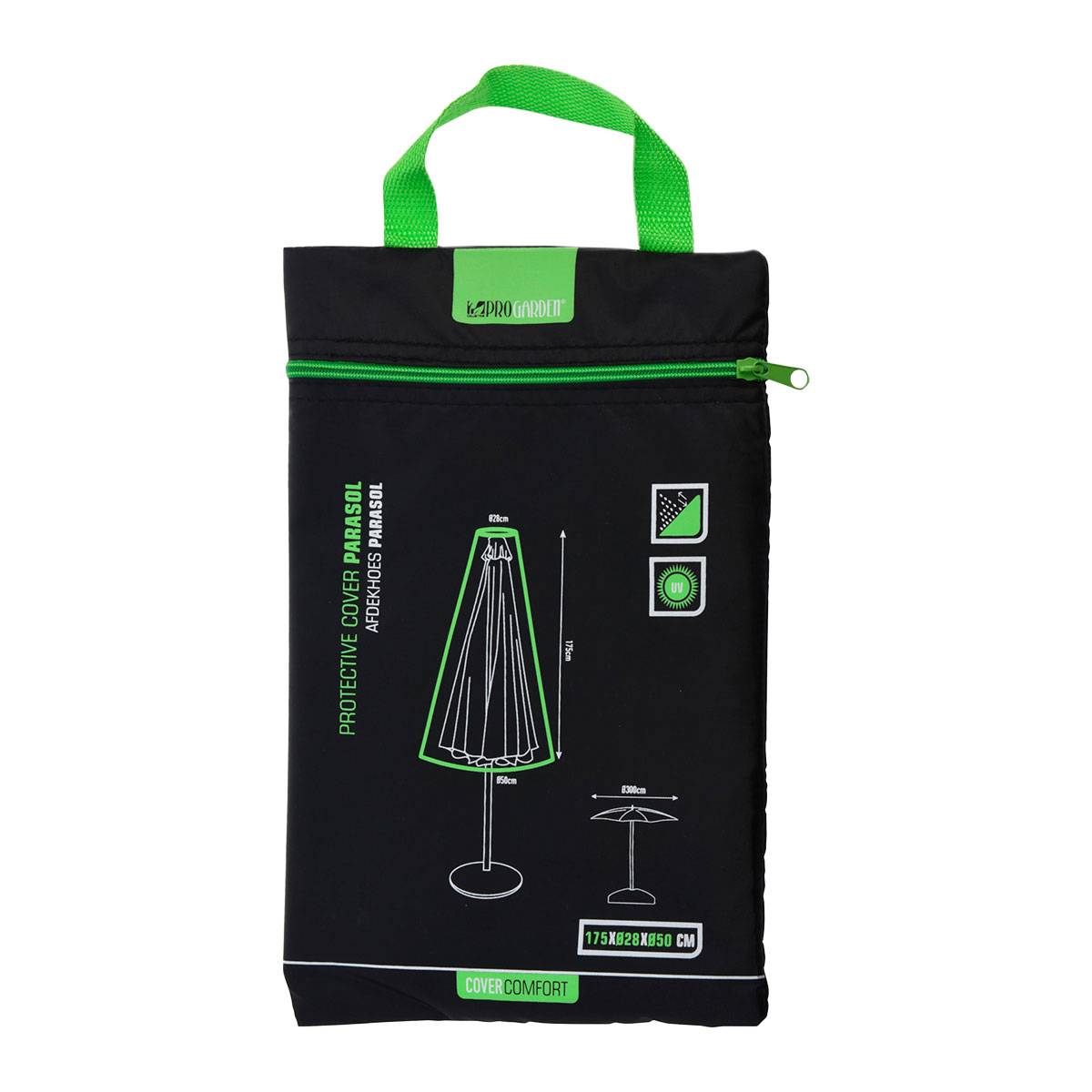 Housse de protection parasol droit 175 cm - Cémonjardin - Imagen 1
