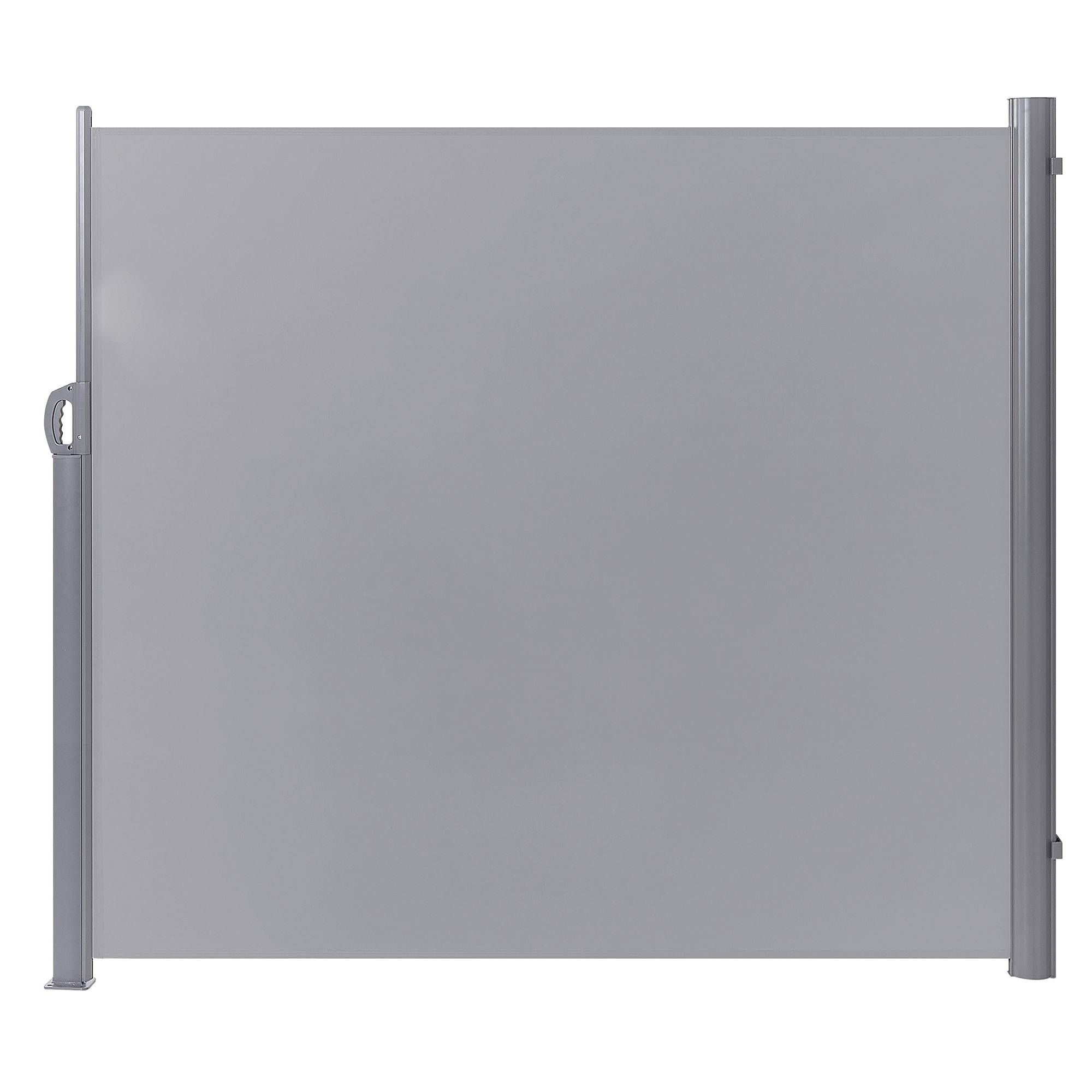 Beliani - Auvent de Jardin Latéral Rétractable 180 x 300 cm En Polyester Gris Clair Pour Votre Espace Extérieur Jardin ou Terrasse Dorio Beliani - Imagen 1