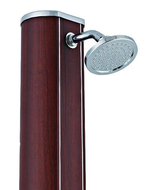 Gré - Douche solaire ronde 32 L aspect bois - Gré - Image 2