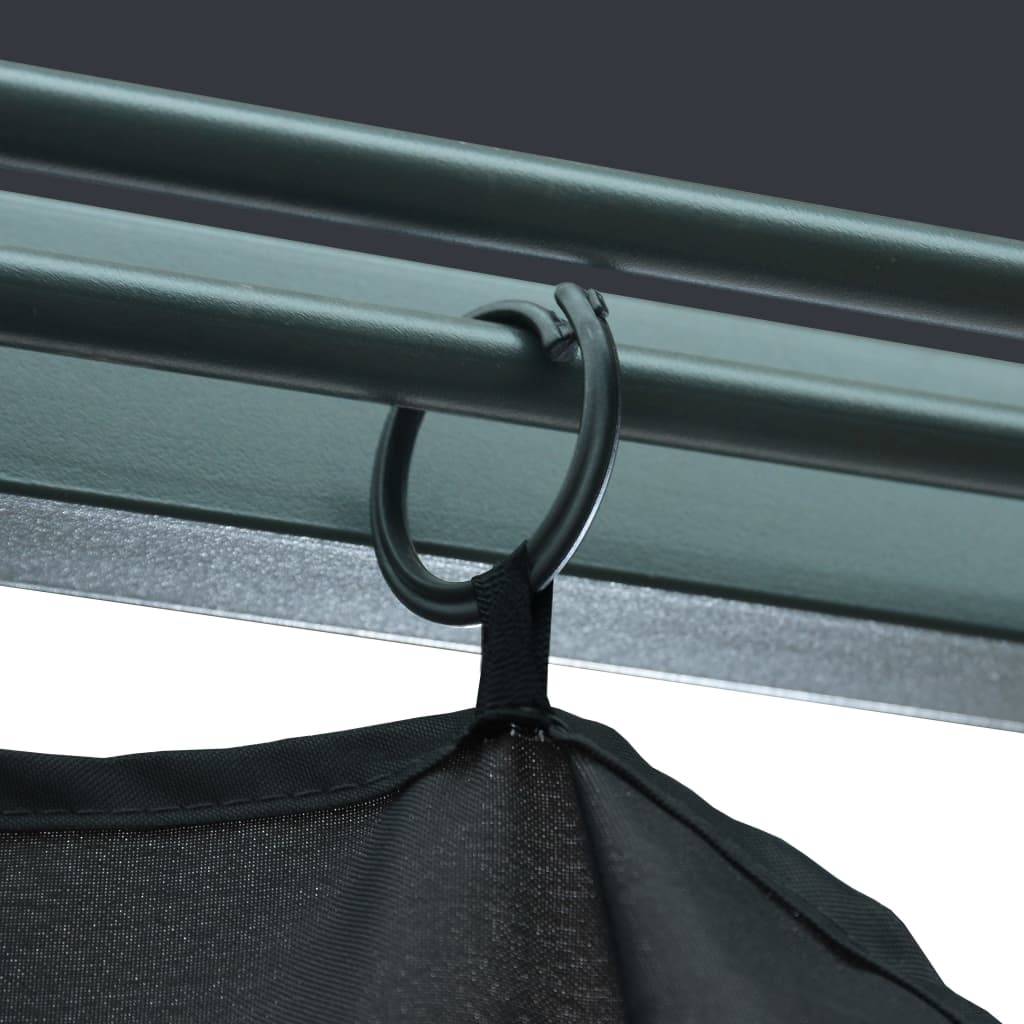 PANGIVO - Tonnelle Aluminium Anthracite avec Rideau et LED 3 x 3 x 2.7 m - PANGIVO - Image 9