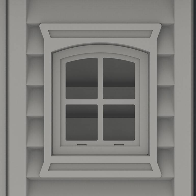 Duramax - Ezooza Abri de Jardin en PVC 12 m² – Apex 15' x 8' Gris Anthracite - Image 8