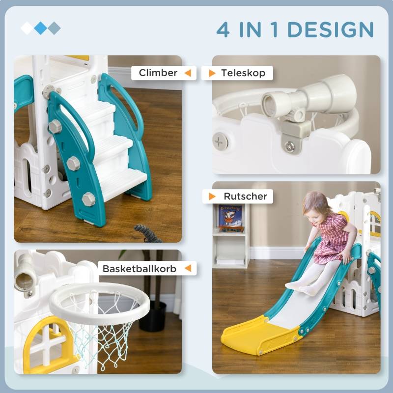 vente unique Toboggan 5 en 1 - avec escalier balançoire espace de rangement pani vente unique Toboggan 5 en 1 - avec escalier balançoire espace de rangement pani