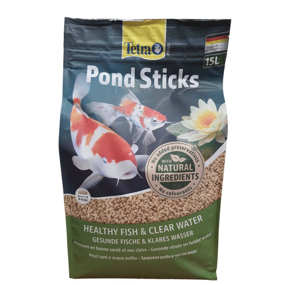 Tetra - Tetra - Pond Sticks sac de 15 litres 1.680 kg TETRA pour poisson d'ornement de bassin de jardin - Image 1