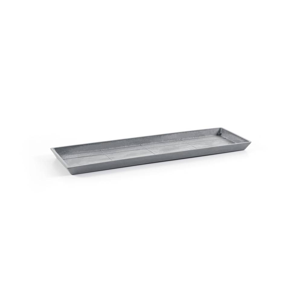 Ecopots - Soucoupe Rectangular 55 Bleu Gris - 57,5 x 19,5 x H. 2,5 cm ECOPOTS