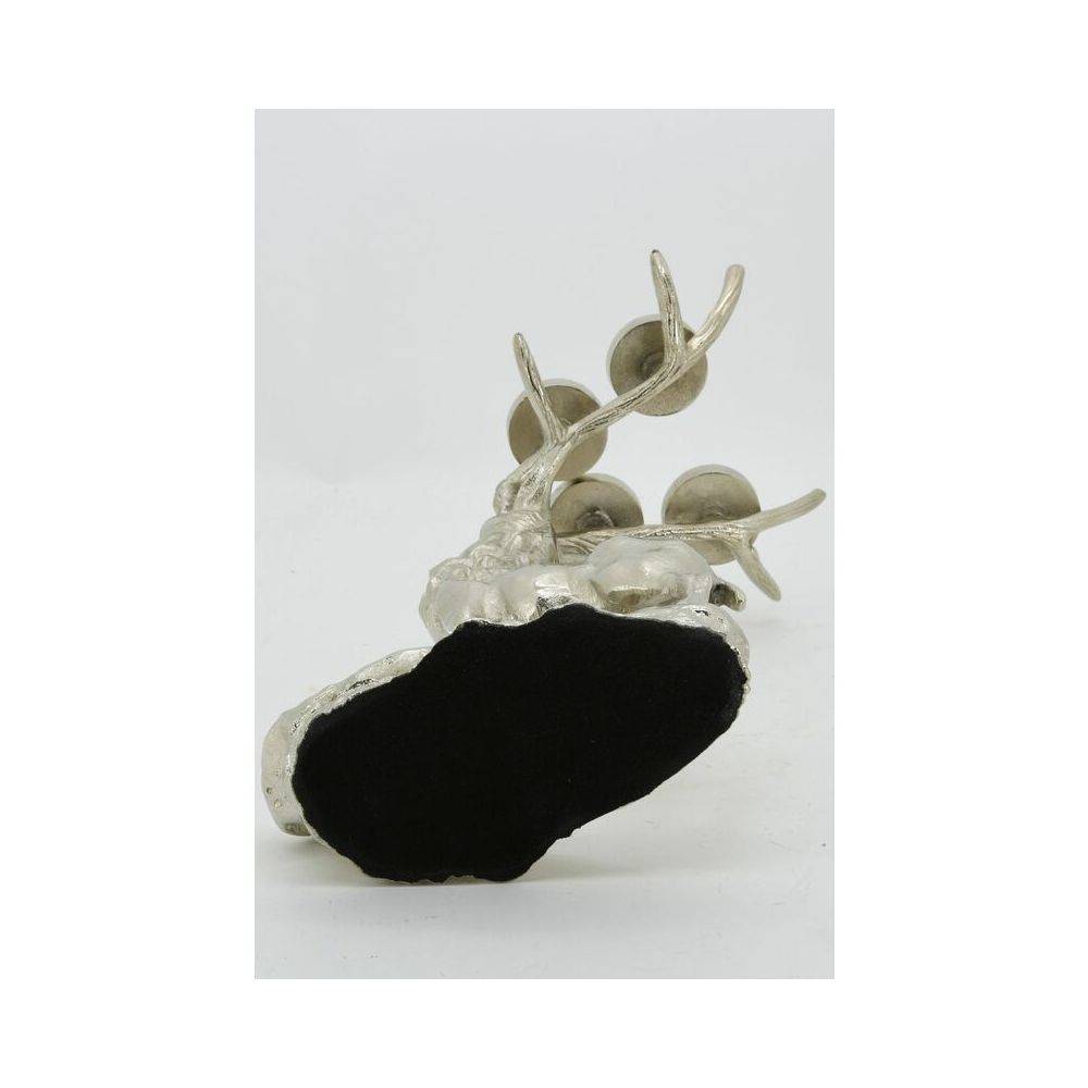 Aubry Gaspard - Cerf porte-bougies aluminium - Imagen 3