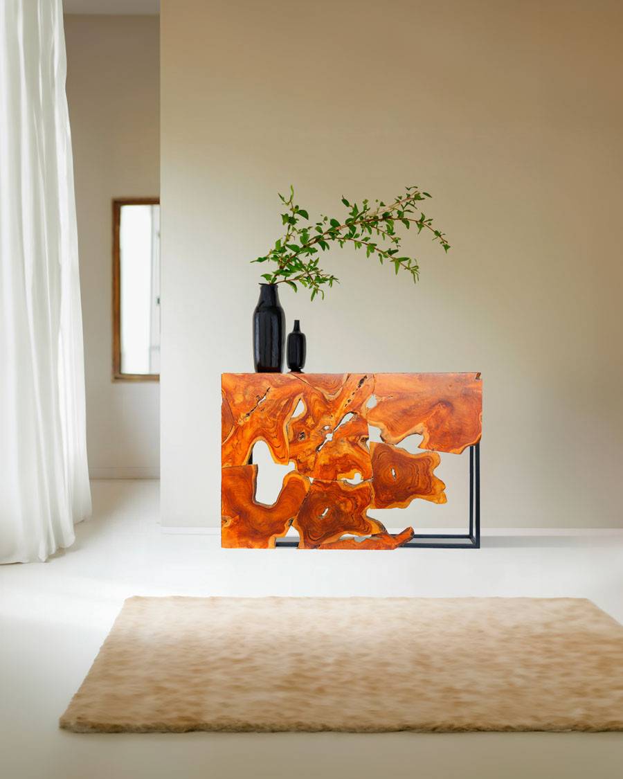 Hamali - Console en teck massif - UNIQKA - Imagen 5