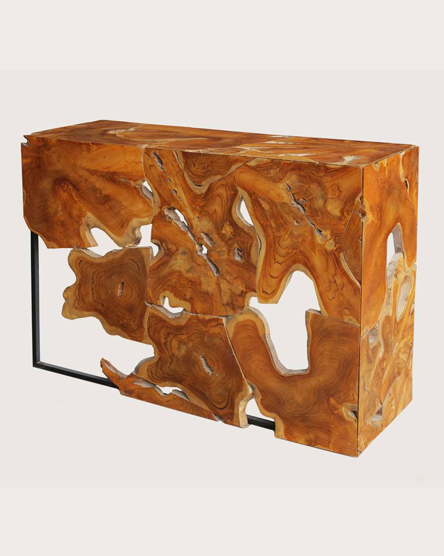 Hamali - Console en teck massif - UNIQKA - Imagen 3