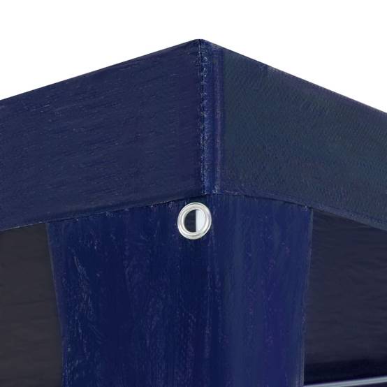 Tente de réception - Tonnelle de jardin - Barnum 3x4 m PE Bleu - MEUBLE PRO - Image 5