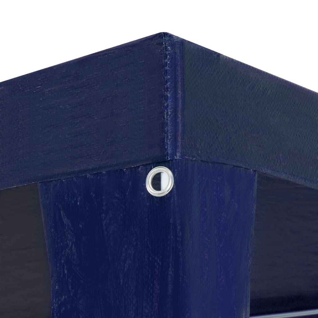 Tente de réception - Tonnelle de jardin - Barnum 3x4 m PE Bleu - MEUBLE PRO - Image 5