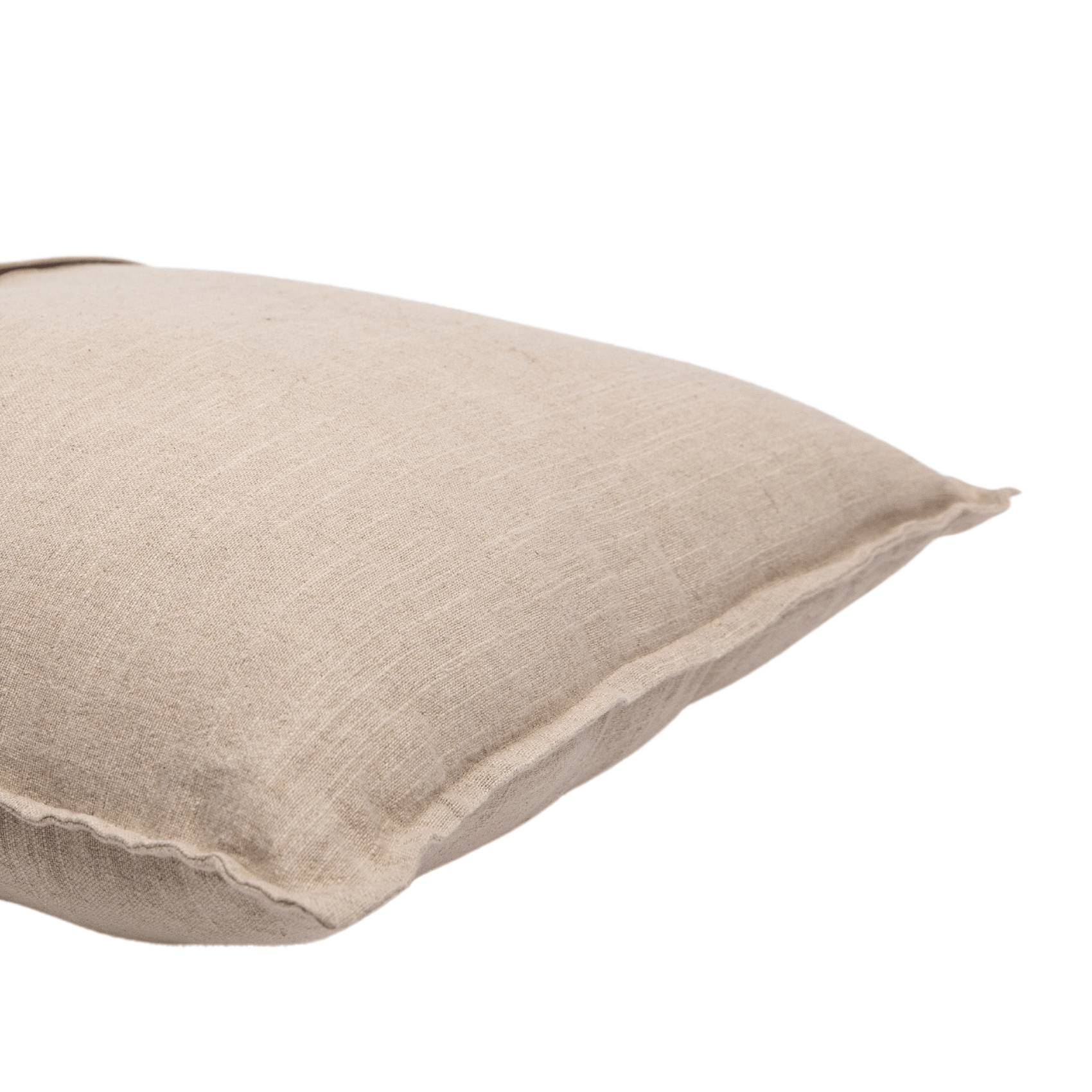 Home Maison - Coussin déhoussable en lin - HOME MAISON - Imagen 3
